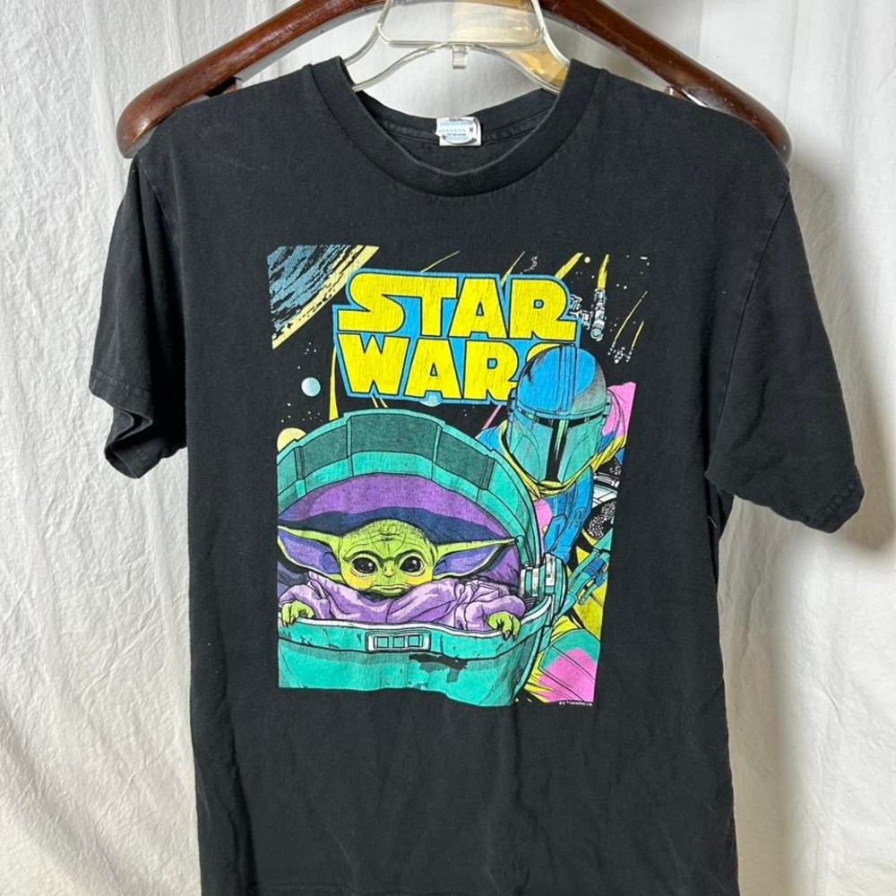 Baby Yoda Star Wars The Mandalorian T‎ shirt medium